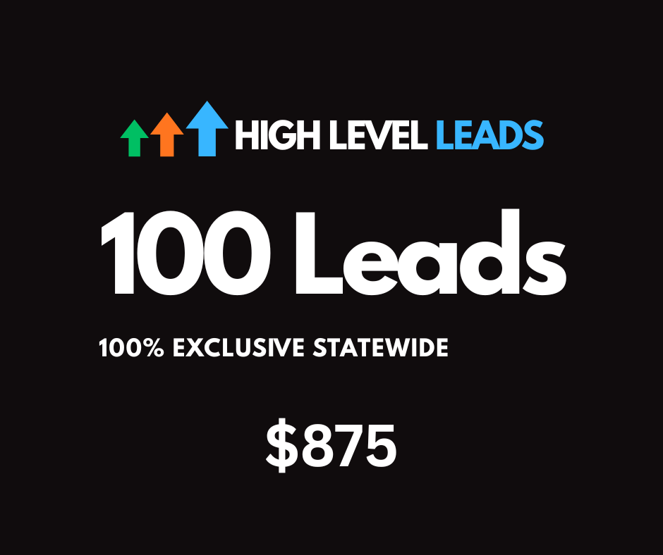 100 Life Insurance Leads