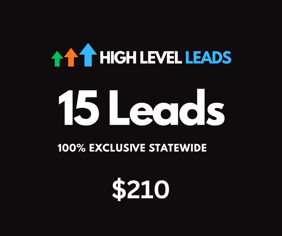 15 Life Insurance Leads