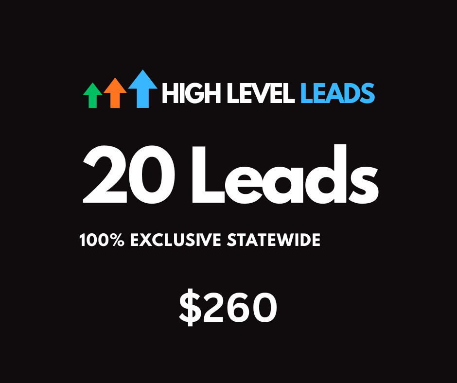 20 Life Insurance Leads