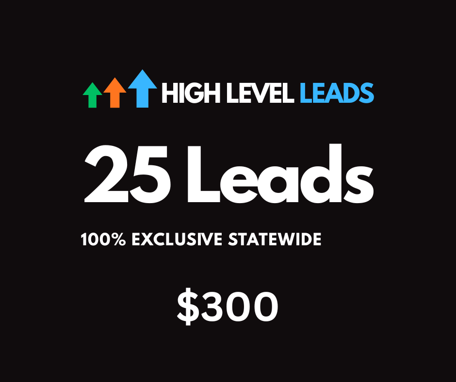 25 Life Insurance Leads